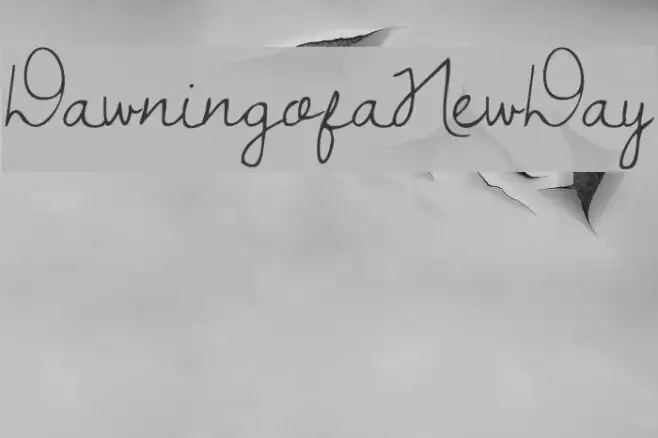 DawningofaNewDay Example 2