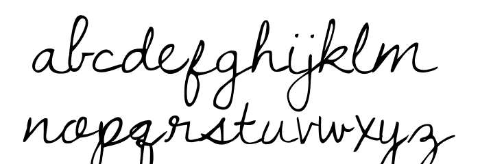 DawningofaNewDay Font LOWERCASE