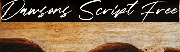Dawsons Script Free Example 1