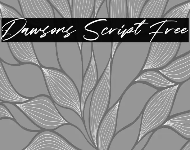 Dawsons Script Free Example 2