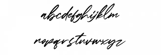 Dawsons Script Free Fuentes MINÚSCULAS