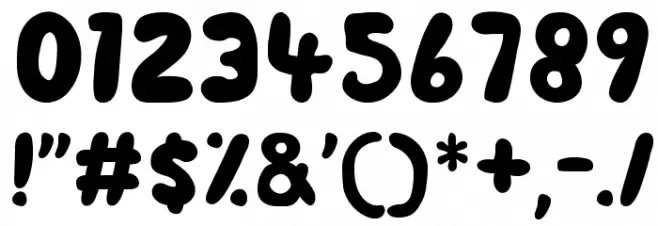 Day Care Regular Font OTHER CHARS