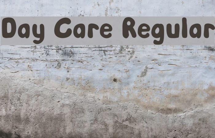 Day Care Regular Example 2