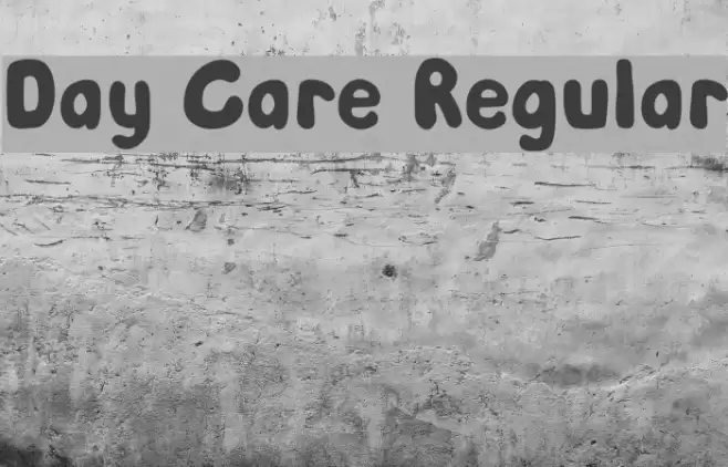 Day Care Regular Font examples