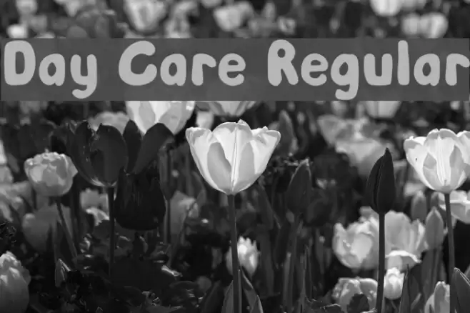 Day Care Regular Font examples