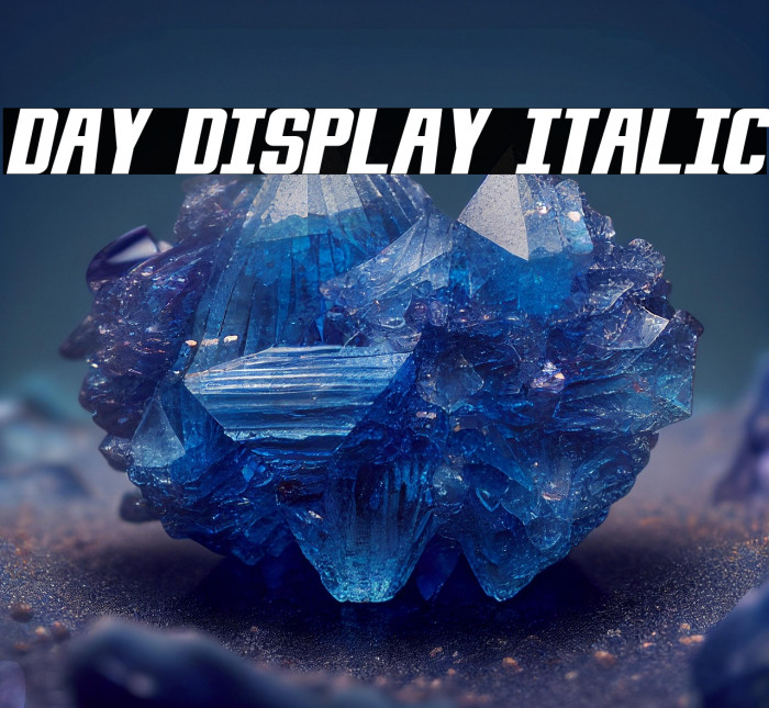 Day Display Italic Example 1