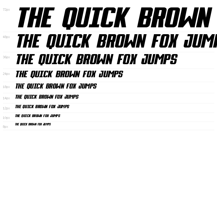 Day Display Italic Waterfall