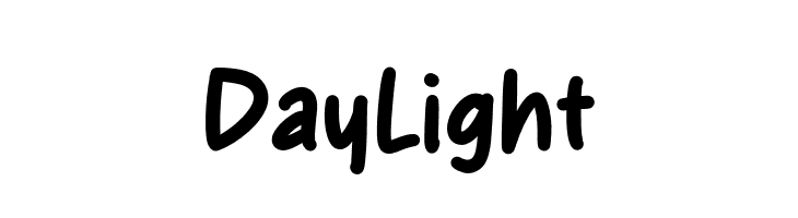 Day Light  font caratteri gratis
