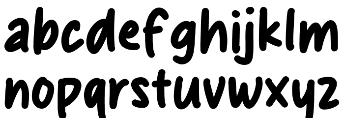 Day Light Font LOWERCASE