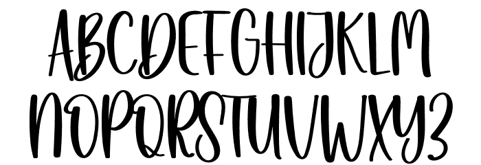 Day Of Christmas Schriftart Groß
