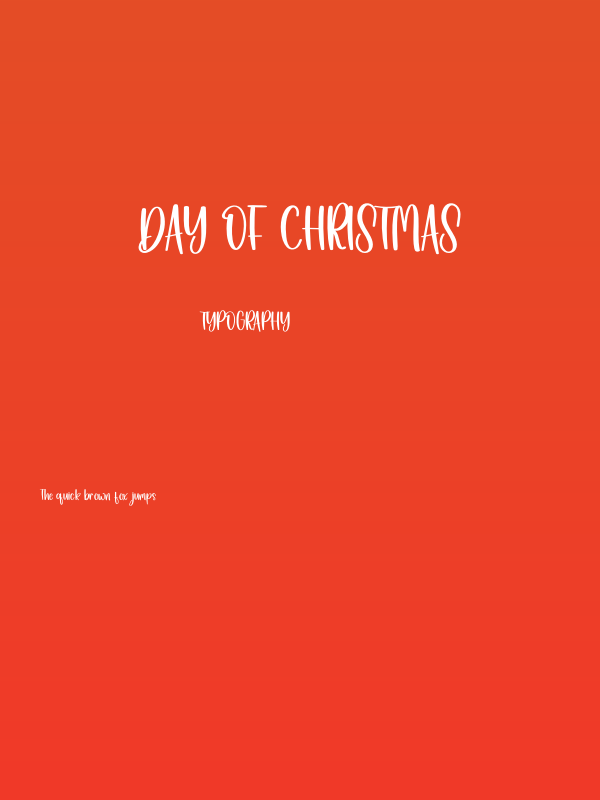 Day Of Christmas Poster