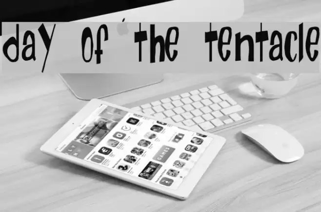 Day Of The Tentacle Schriftart examples