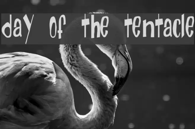 Day Of The Tentacle Schriftart examples