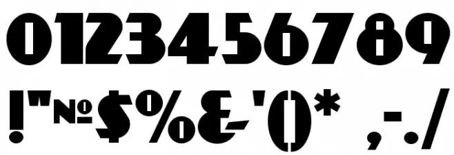 Day Poster Black NF Font OTHER CHARS