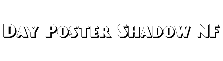 Day Poster Shadow NF Font