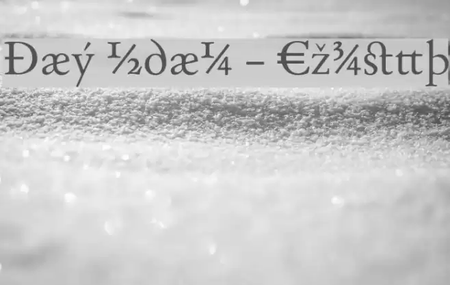 Day Roman - Expert Font examples