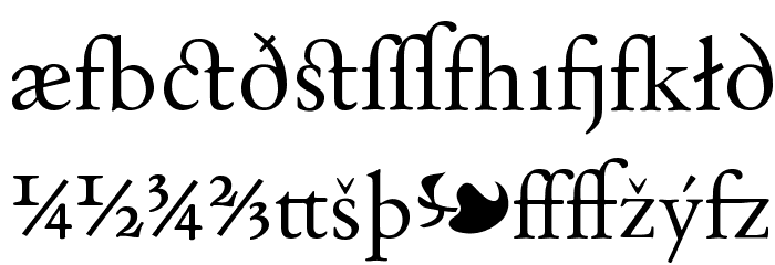 Day Roman - Expert Font LOWERCASE
