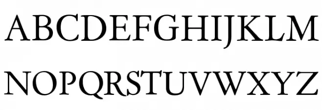 Day Roman Schriftart Groß