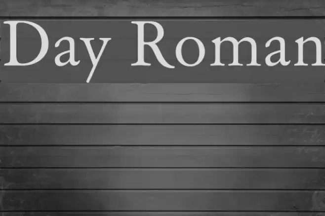 Day Roman Font examples