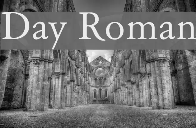 Day Roman Font examples