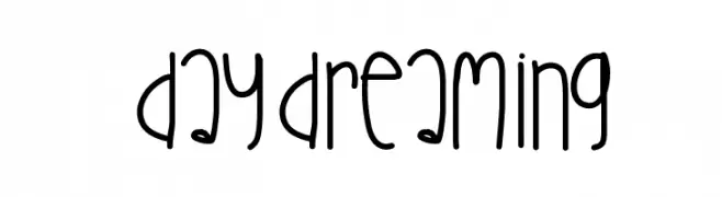 DayDreaming  font caratteri gratis