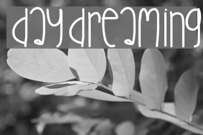 DayDreaming Font examples