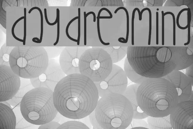 DayDreaming Font examples