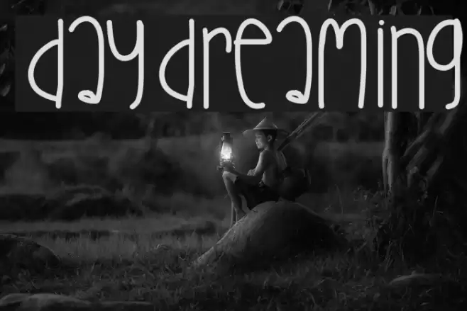 DayDreaming Font examples