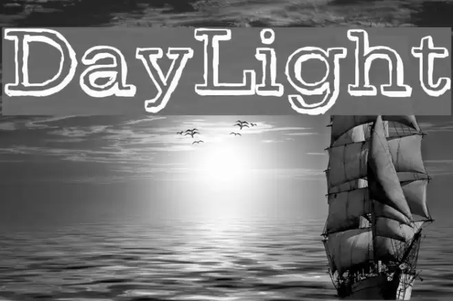 DayLight Font examples