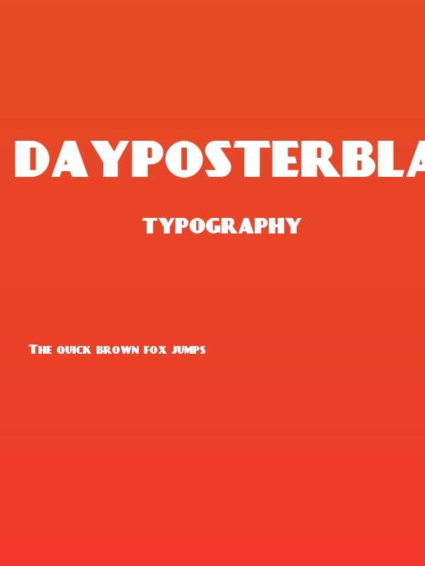 DayPosterBlackNF Poster