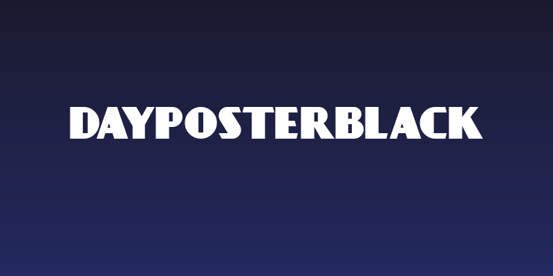 DayPosterBlack Social Header