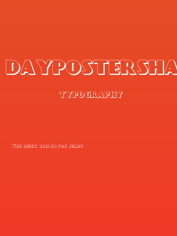 DayPosterShadowNF Poster