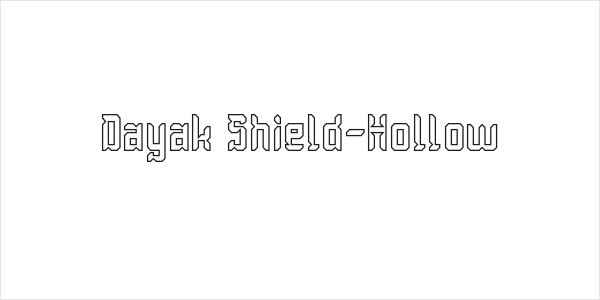 Dayak Shield-Hollow Logo