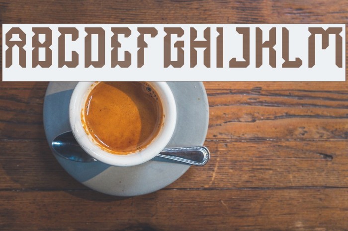 Dayak Shield-Inverse Font examples