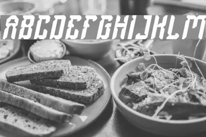 Dayak Shield Italic Font examples