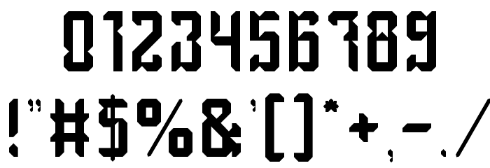 Dayak Shield-Light Font OTHER CHARS