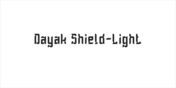 Dayak Shield-Light Logo