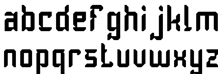 Dayak Shield-Light Font LOWERCASE