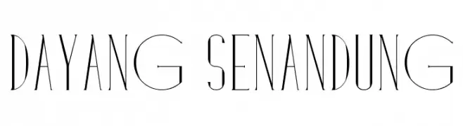 Dayang Senandung  Frei Schriftart Herunterladen