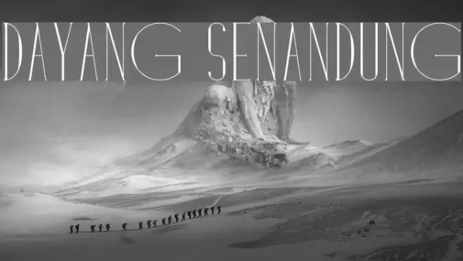 Dayang Senandung Font examples