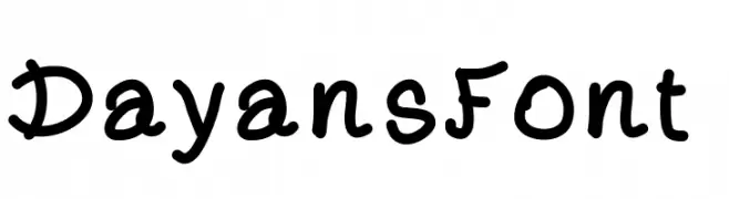 DayansFont  Fuentes Gratis Descargar
