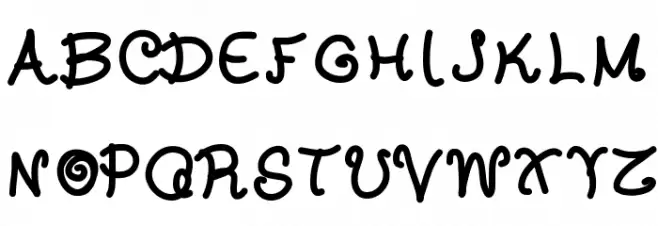 DayansFont Font Litere mari
