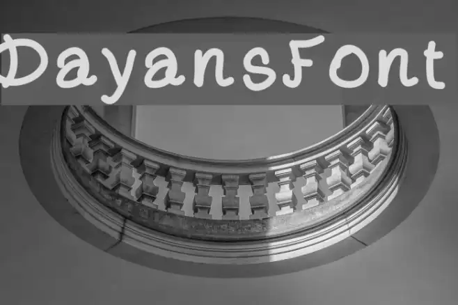 DayansFont Example 1