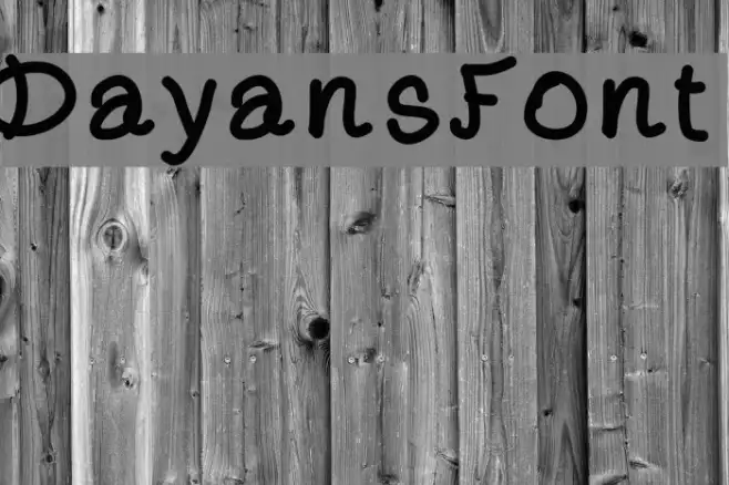DayansFont Example 3