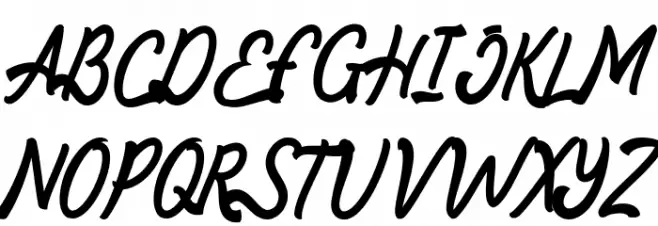 Daybook Demo Italic Schriftart Groß