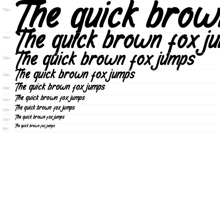 Daybook Demo Italic Waterfall