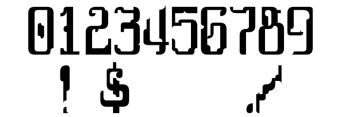 Daybreaker Font OTHER CHARS