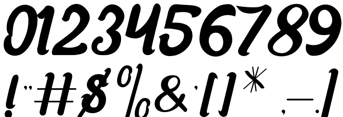 Daybury Font OTHER CHARS