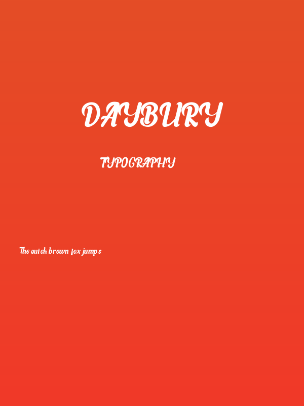 Daybury Poster