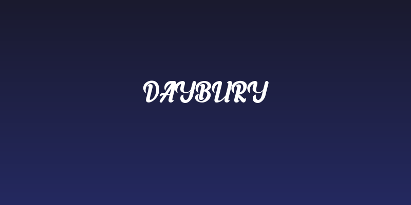 Daybury Social Header